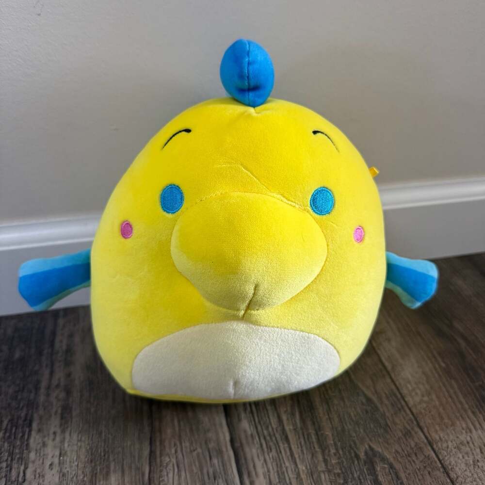 Squishmallows Disney The Little Mermaid Flounder Plush